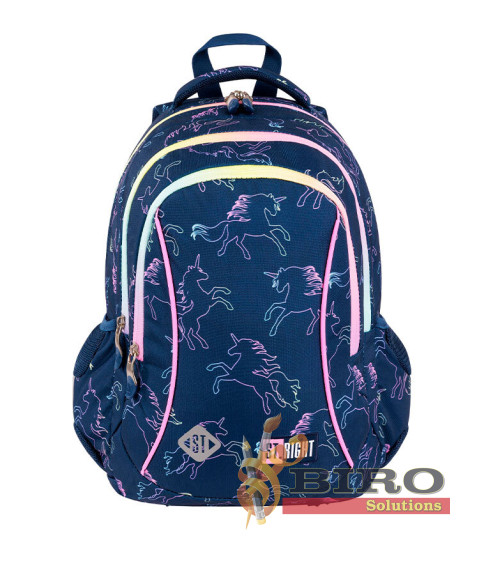 Ghiozdan Prescolari Impermeabil Colectia St.Right - Dream Unicorn BP26 39x27x17cm